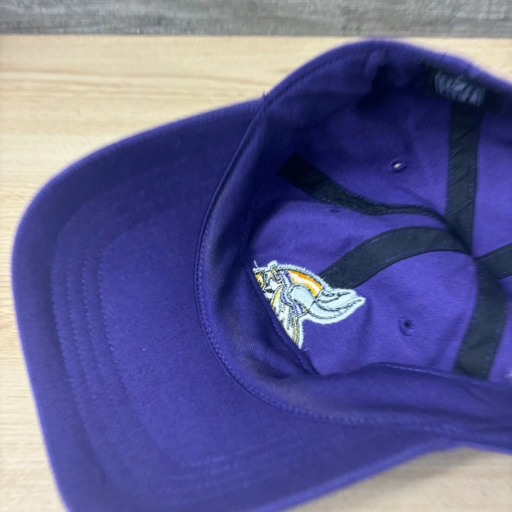Minnesota‎ Vikings Hat Cap Strap Back Womens Purple NFL Football '47 Adjustable